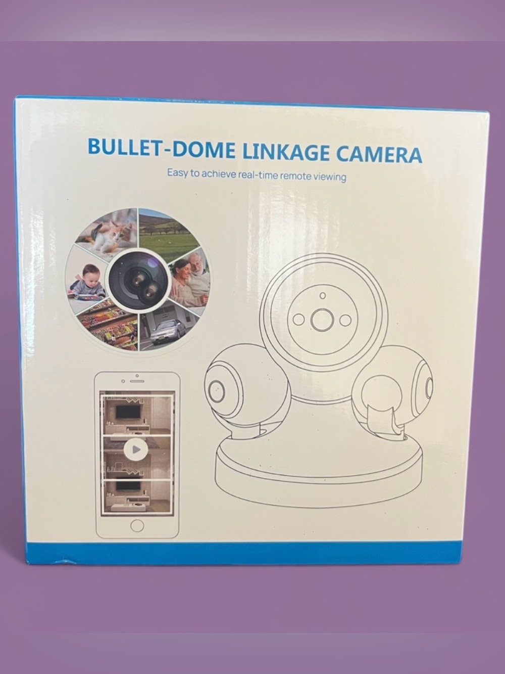 Smart WiFi Bullet-Dome Linkage Security Camera (Model WQJ816)